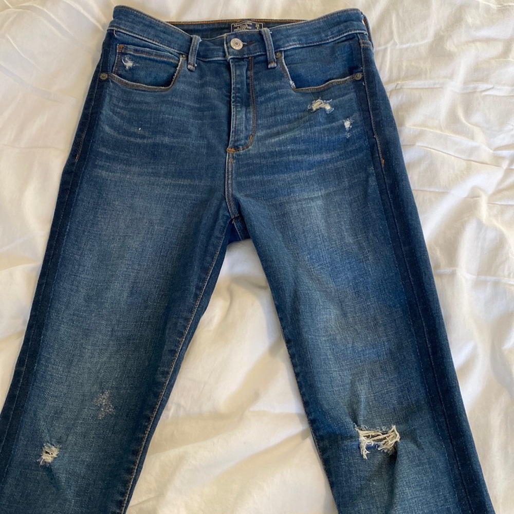 Abercrombie Simone Ankle High Ride jeans